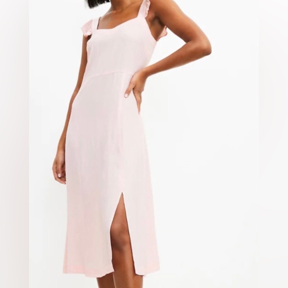 Light Pink Dotted Dress-Always open to negotiate